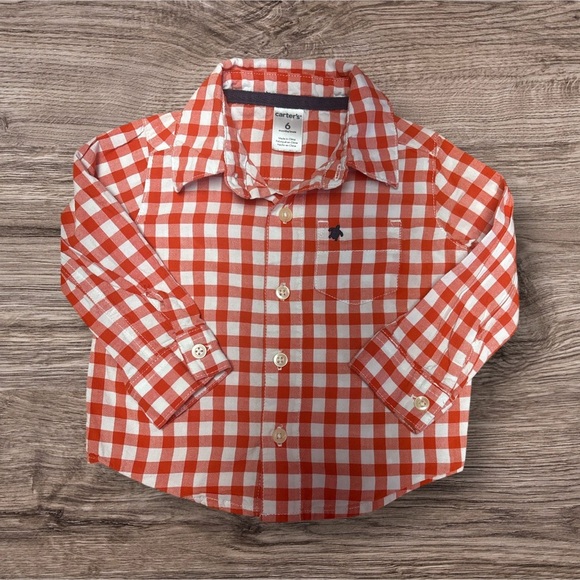 Bundle for little boys of Carter's Red and Tan Camisoles - Picture 5 of 8